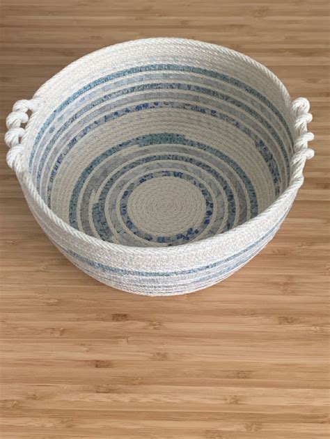 Rope Bowl Handcrafted By Lorrie In 2023 Diy Rope Basket Coiled