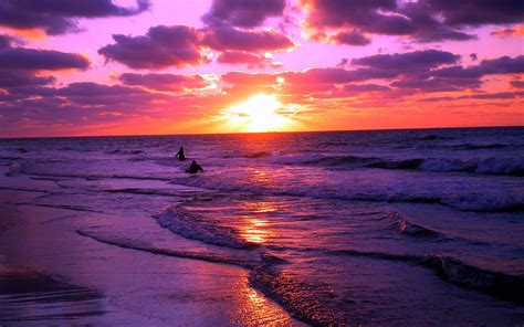 292199 Afterglow Purple Sunset Pink Evening Lg Q8 Wallpaper Hd