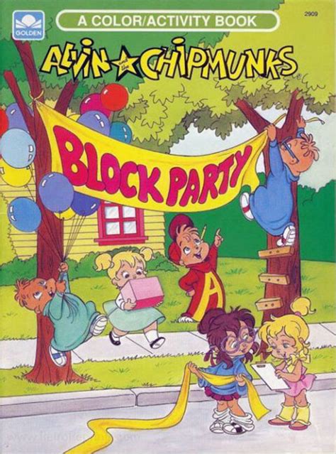 Alvin And The Chipmunks Block Party 1990 Golden Retro Reprints