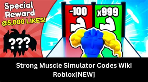 Strong Muscle Simulator Codes Wiki Roblox New Mrguider