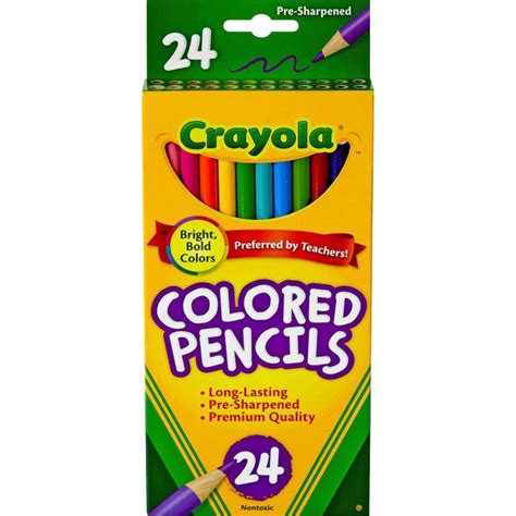 Crayola Colored Pencils 24 Count Ebay