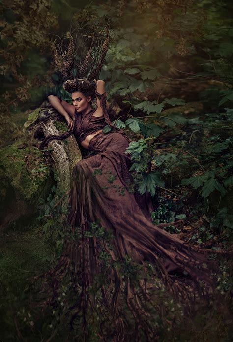 Forest Nymph In Fairy Photoshoot Witch Photos Fairytale Photography