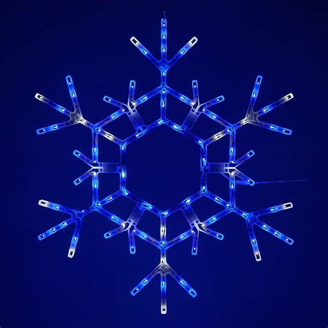 Kringle Traditions 36 Bluecool White Led Christmas Snowflake Light