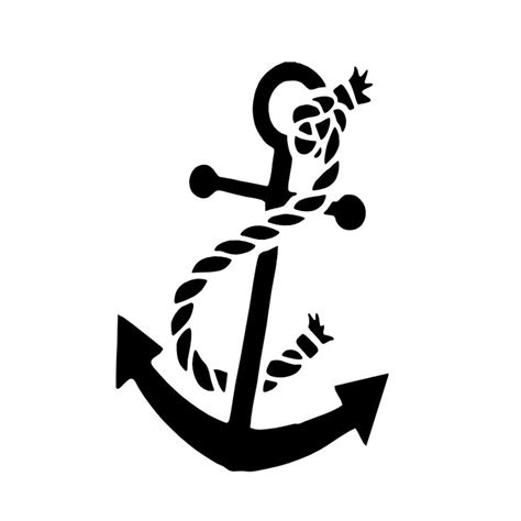 Svg File Full Color Anchor With Rope Navy Ship Nautical Etsy