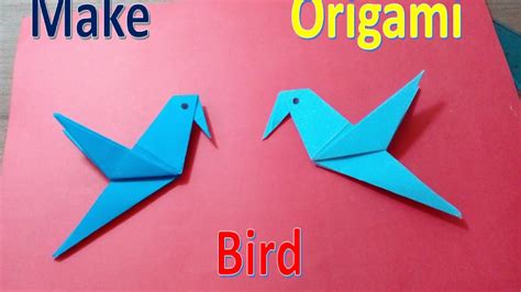 How To Make A Paper Origami Bird Easy Simple Life Hack Youtube