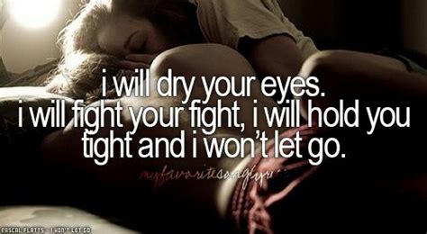 I won't let go | Quotes and Lyrics