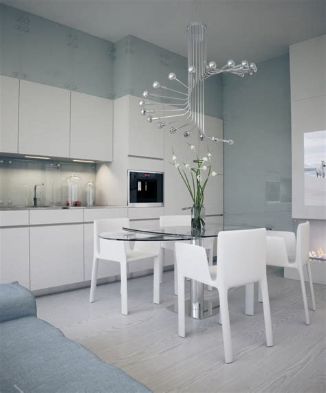 No matter what the design, however, each shares a commitment to the clean, the fresh and the contemporary. Unique Modern Dining Chandelier #3 Modern Kitchen ...