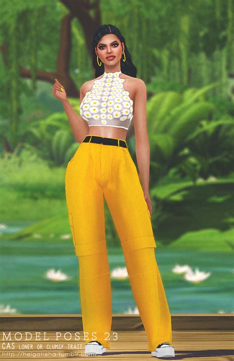 Sims 4 Ts4 Model Poses 23 Pose Pack Cas Download The Sims Book