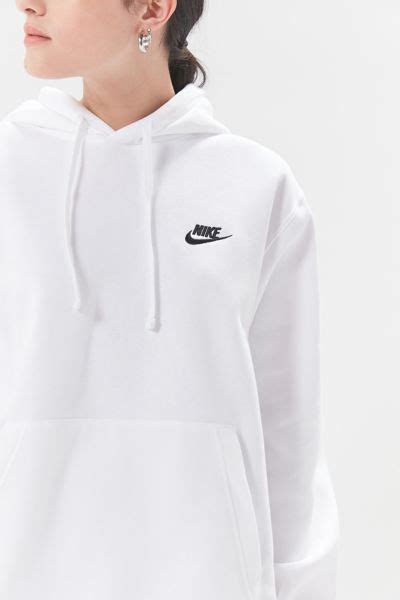 Nike Swoosh Hoodie Sweatshirt White Nike Sweatshirt Nike Hoodie