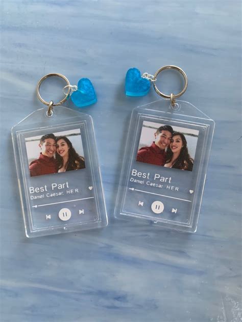 Play, discover and share for free. Pair of custom Spotify keychains in 2020 | Keychain, Cute ...