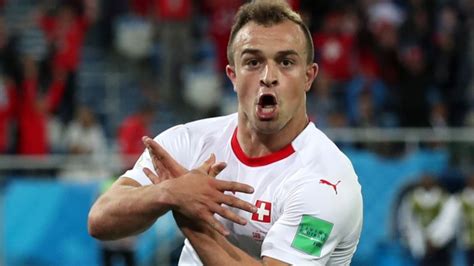 His jersey number is 23. Liverpool face competition for Shaqiri