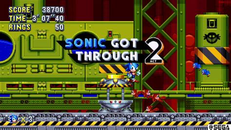 Sonic Mania Zone 2 Boss Youtube