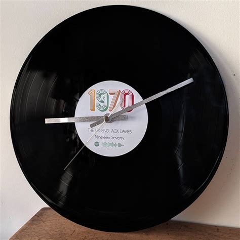 'my unique artist pair', 'my listening through time', 'my unique genre combination', 'my unique moment' and, perhaps the best one of all, 'my audio birth chart'. Personalised Special Year Spotify Vinyl Record Clock By ...
