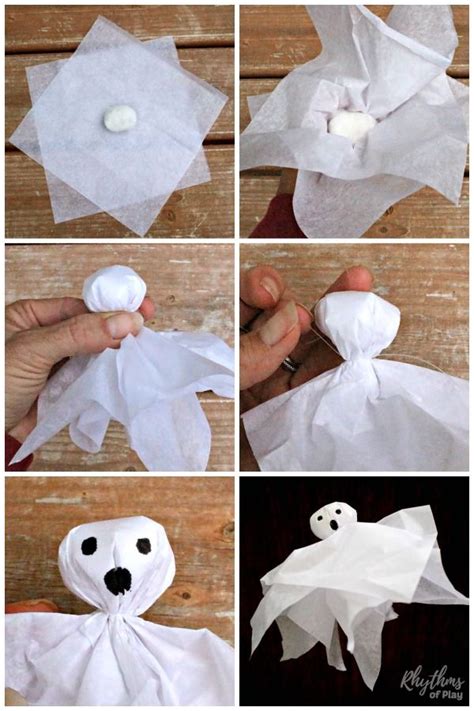 Easy Halloween Ghost Craft And Decoration Ghost Crafts Halloween Diy