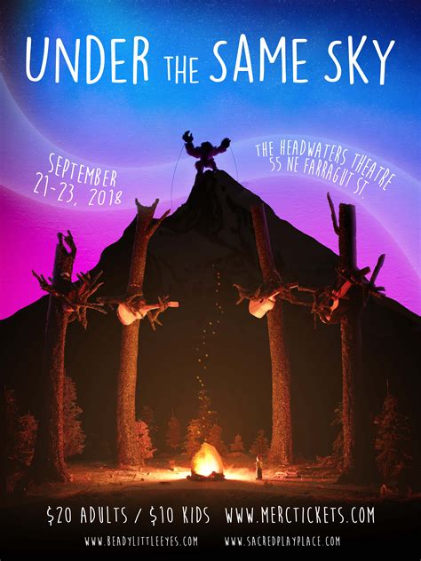 Under The Same Sky 922 7pm Tickets The Headwaters Theatre