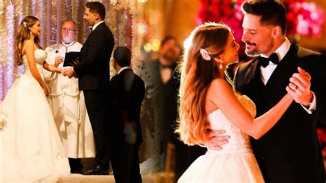 9 Best Moments Of Sofia Vergara And Joe Manganiellos Wedding Youtube
