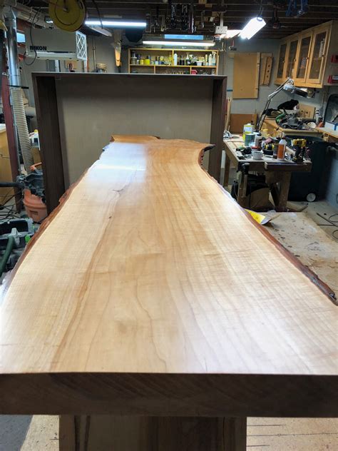 Custom Slabs With Live Edges Available By Fox River Woodworking