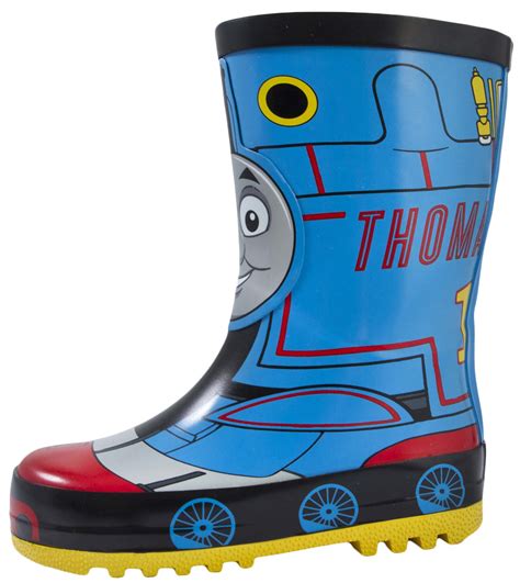 Thomas The Tank Engine 3d Rubber Wellington Boots Wellies Snow Boots