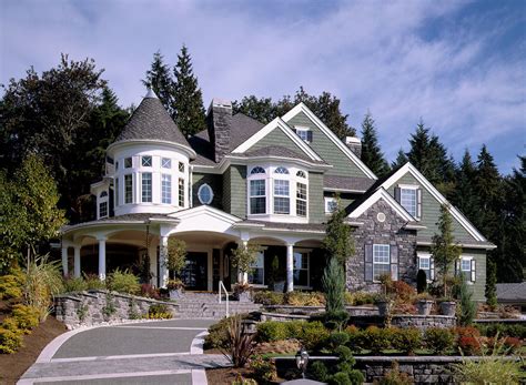 Victorian house plans have irregular exterior shapes, leading to free form, typically two story. Victorian Style House Plan - 4 Beds 4.5 Baths 5250 Sq/Ft ...