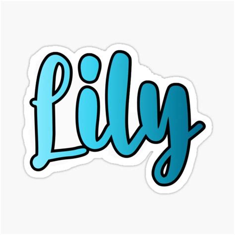 Lily Name Wallpaper