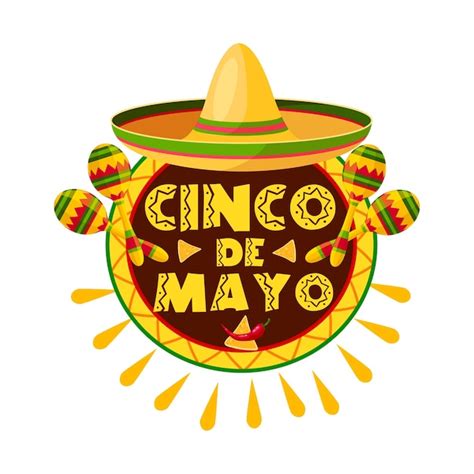 Premium Vector Mexican Cinco De Mayo Holiday Sombrero Icon