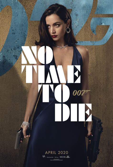 Ana de Armas No Time To Die (2020) Poster | superstars.news