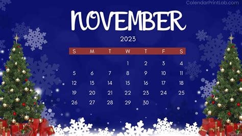 November 2023 Calendar Desktop Wallpapers Free Download