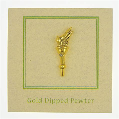 Torch Gold Lapel Pin In 2022 Lapel Pins Presentation Cards Lapel