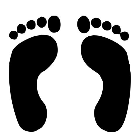 Footsilhouetteblackprinttattoo Free Image From