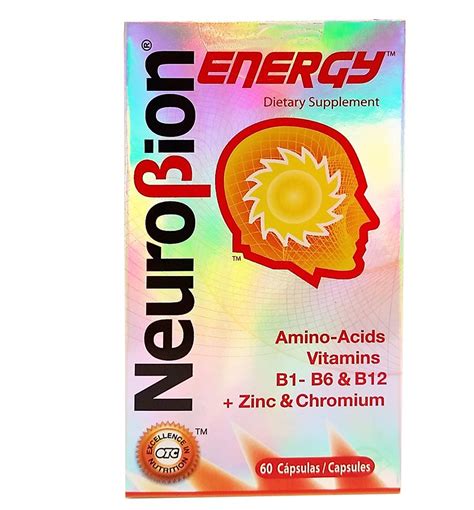 neurobion energy 60 capsules 3 pack amino acids vitamin b1 b2 b6 b12 buy online in united