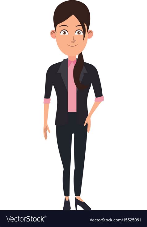 Cartoon Business Man Cartoon Character Young Male Vector Image