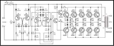 Skema Rangkaian Inverter Watt Kumpulan Skema Rangkaian Elektronika My