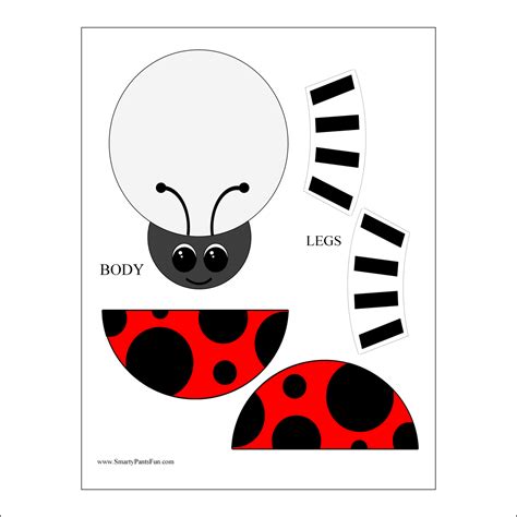 Ladybug Printable Cutouts Printable Word Searches