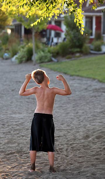 Skinny Kid Flexing Stock Photos Pictures And Royalty Free Images Istock