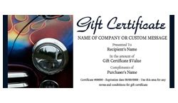 Automotive Gift Certificate Templates Easy To Use Gift Certificates