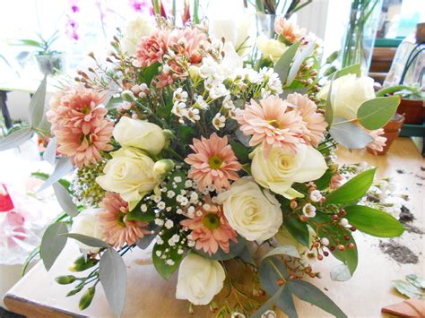 Funeral Flower Arrangement Soft Nude Colors Are The Right Color