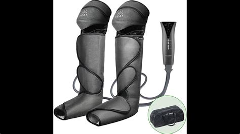 Fit King Foot And Leg Massager For Circulation With Knee Heat With Hand Held Controller 3 Modes