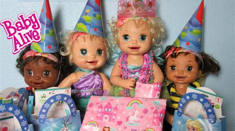 Baby Alive Learns To Doll Laceys Surprise Frozen Birthday Party