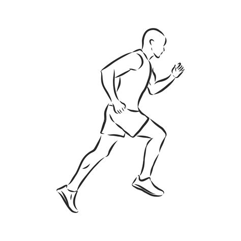 premium vector vector illustration illustration shows a athlete running man sport