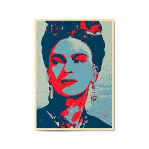 Frida Kahlo Pop Art Painting Fashion Wall Art Poster Print Canvas Or