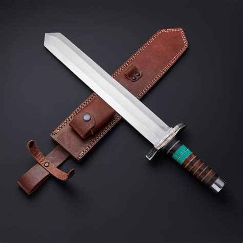 Turquoise Viking Short Sword Dagger Dōnotsura Touch Of Modern