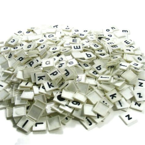 Plastic Alphabet Tiles Over 550 1 Square Tiles Letters Etsy