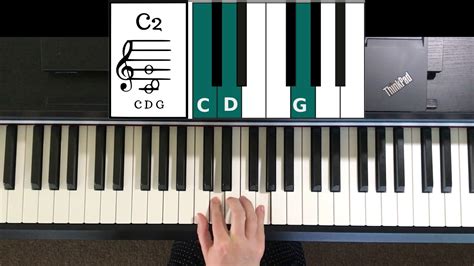 How To Play C2 Chord On Piano Mini Tutorial Youtube