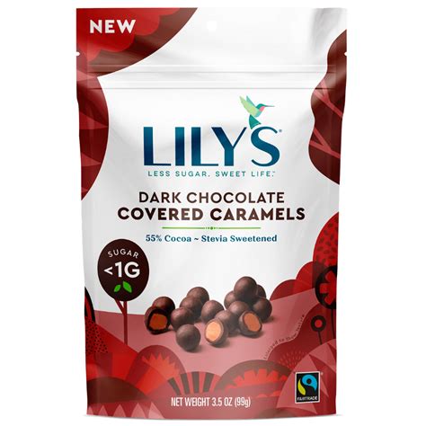 Lilys Dark Chocolate Covered Caramels In Canada Keto Friendly Candy