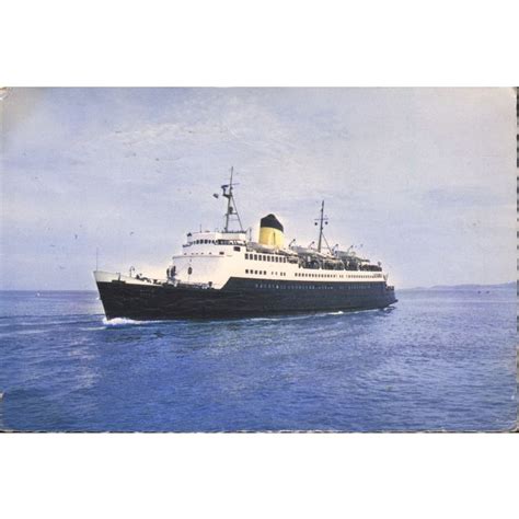 Guernsey Postcard 1964 Ss Sarnia Channel Islands Ferry On Ebid