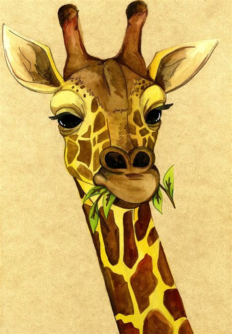 Giraffe Картины животных Картины Рисунки животных
