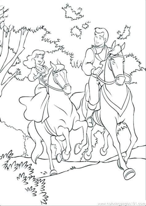 Cinderella Prince Charming Coloring Pages At Getcolorings Free