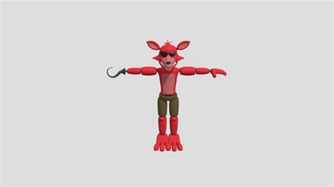Unwithered Foxy Download Free 3d Model By Glichtrap [fa55a4e] Sketchfab