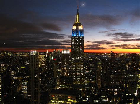 Empire State Building At Night Wallpapers Wallpaper Cave