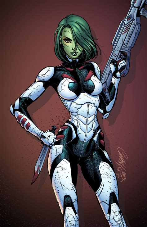 Gamora By J Skipper On Deviantart Marvel Personajes Femeninos